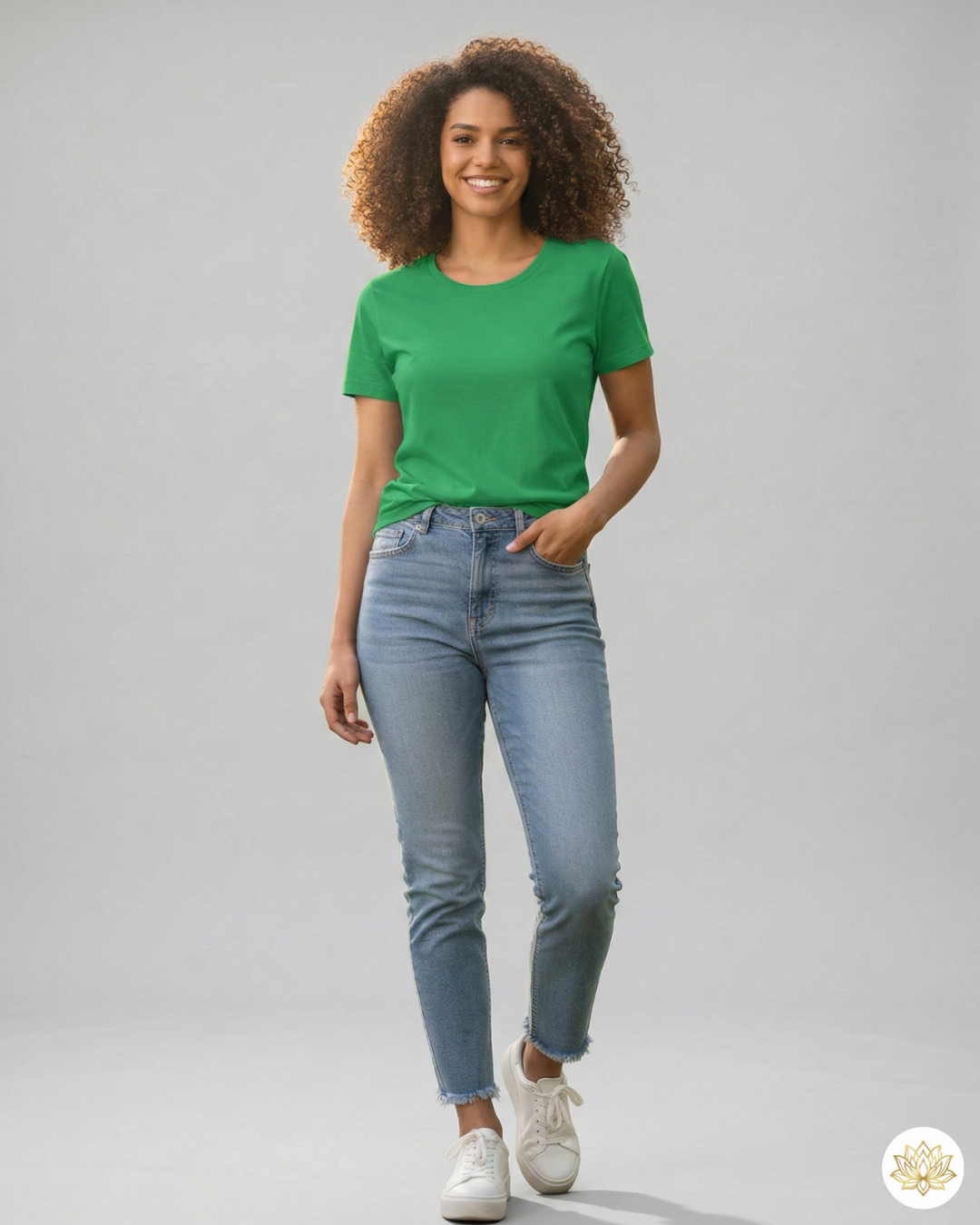 Women’s Classic Crew T-Shirt | FlagGreen | Plain