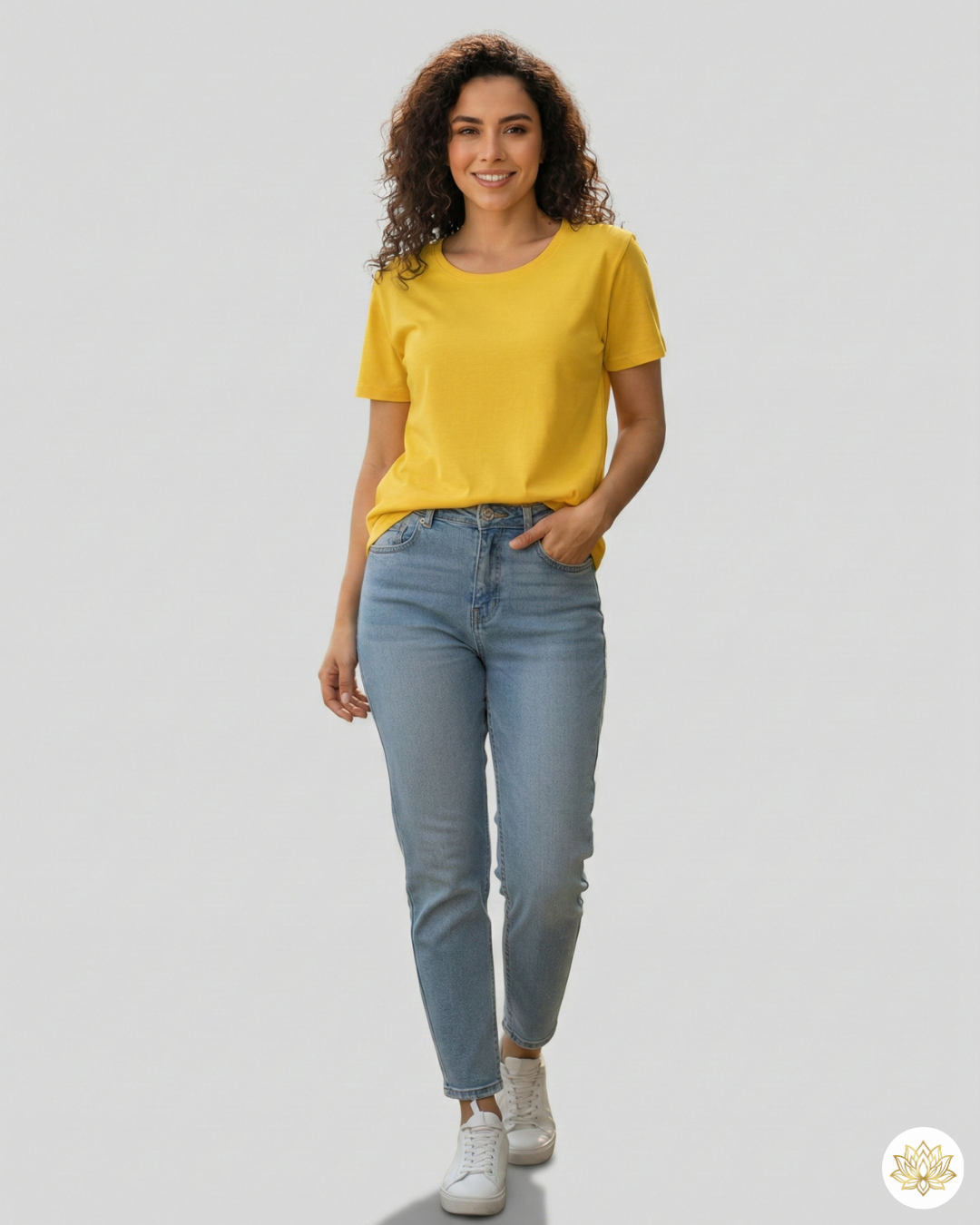 Women’s Classic Crew T-Shirt | NewYellow | Plain
