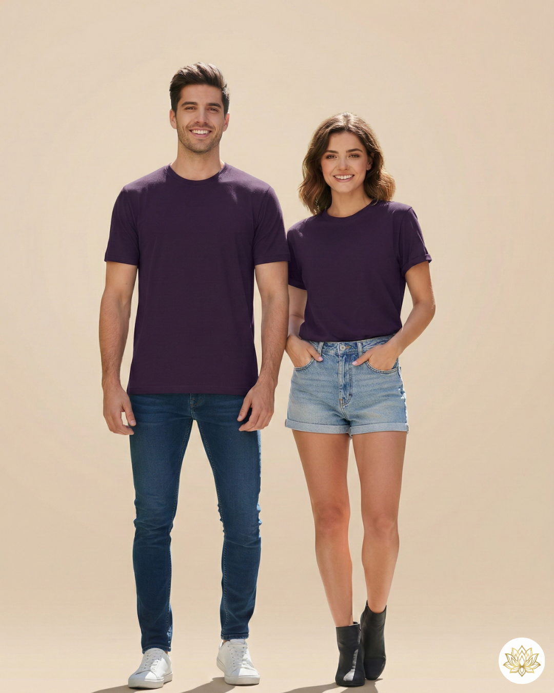 Unisex Basic T-Shirt | UB73 | Purple | Plain
