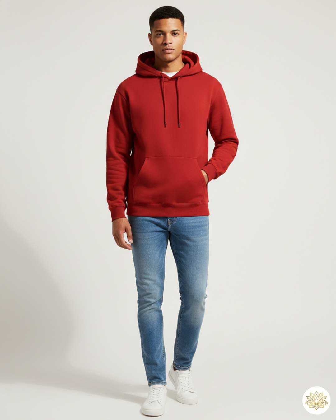Unisex Hoodie | UH24 | Red | Plain