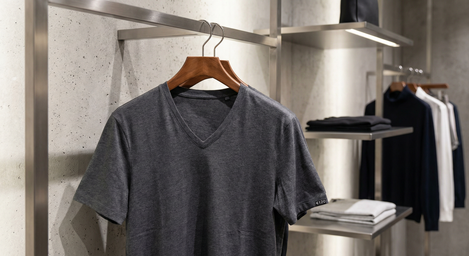 Unisex / Men's V Neck T-Shirt