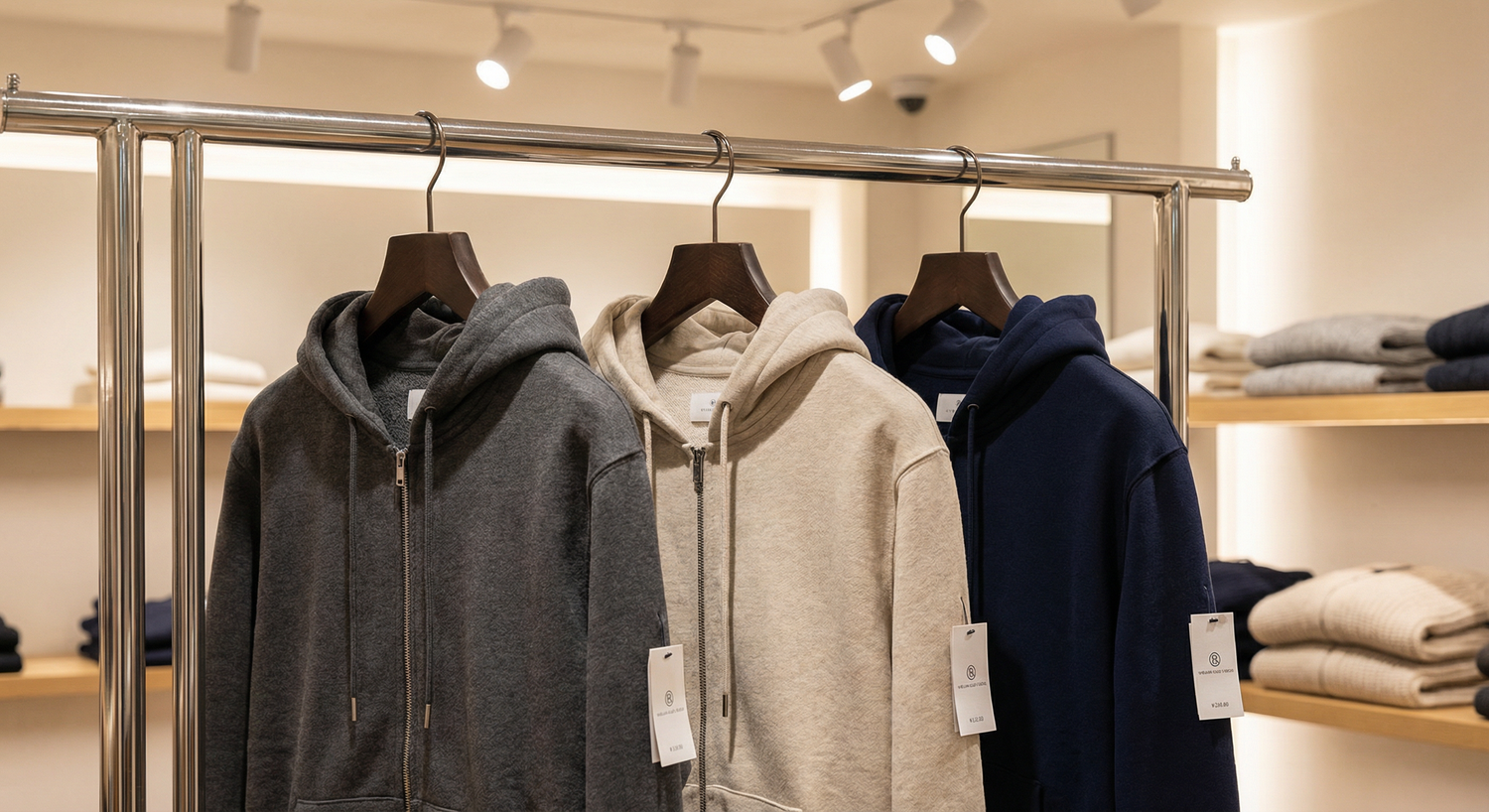 Unisex Zip Hoodie