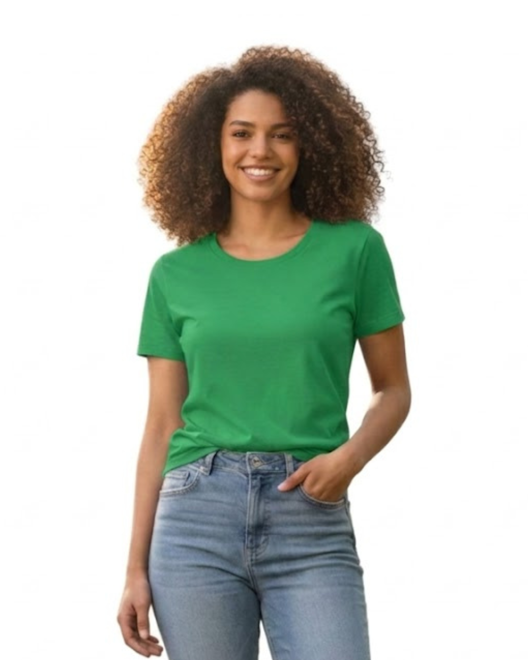 Women’s Classic Crew T-Shirt  | FlagGreen | Plain