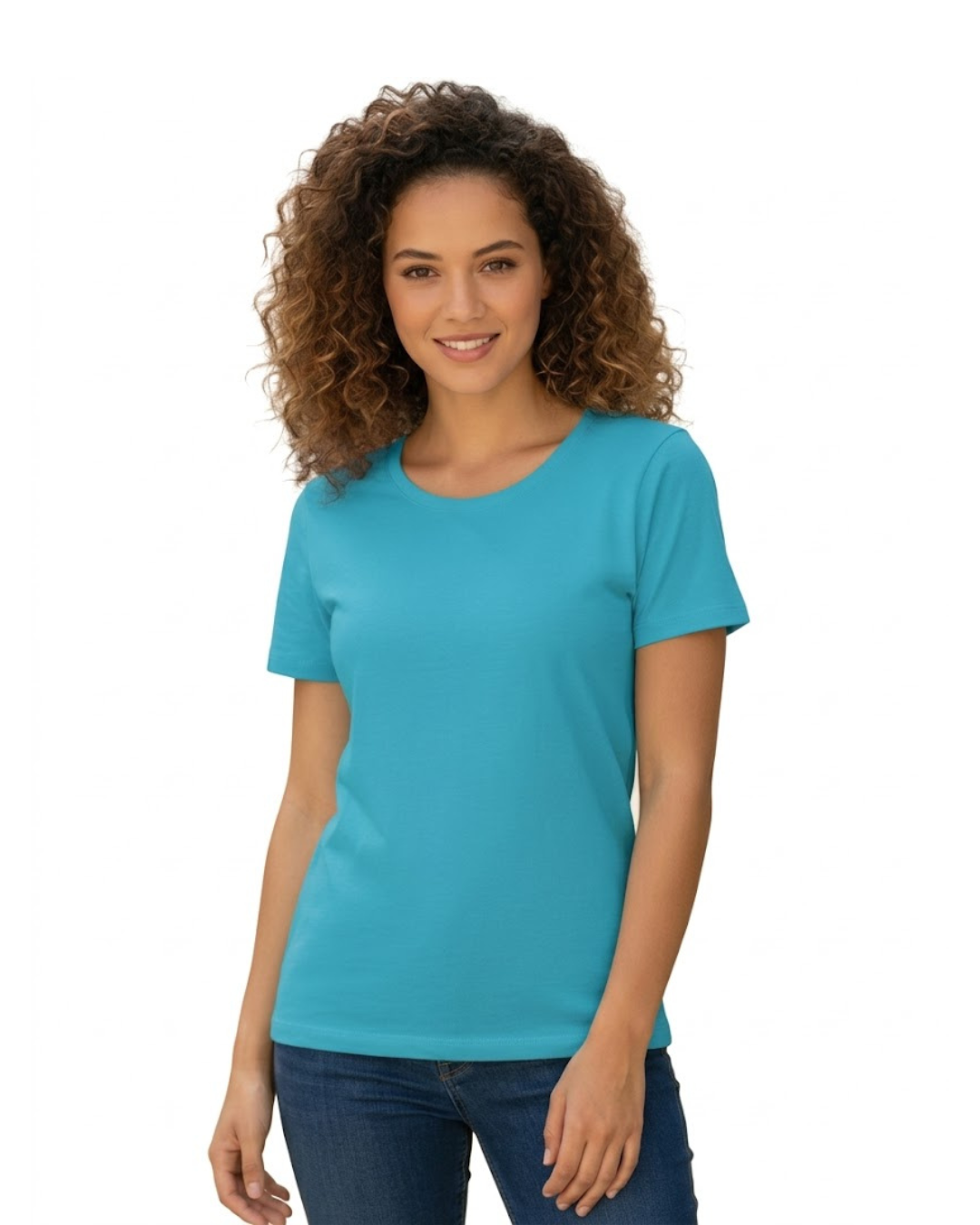 Women’s Classic Crew T-Shirt  | SkyBlue | Plain