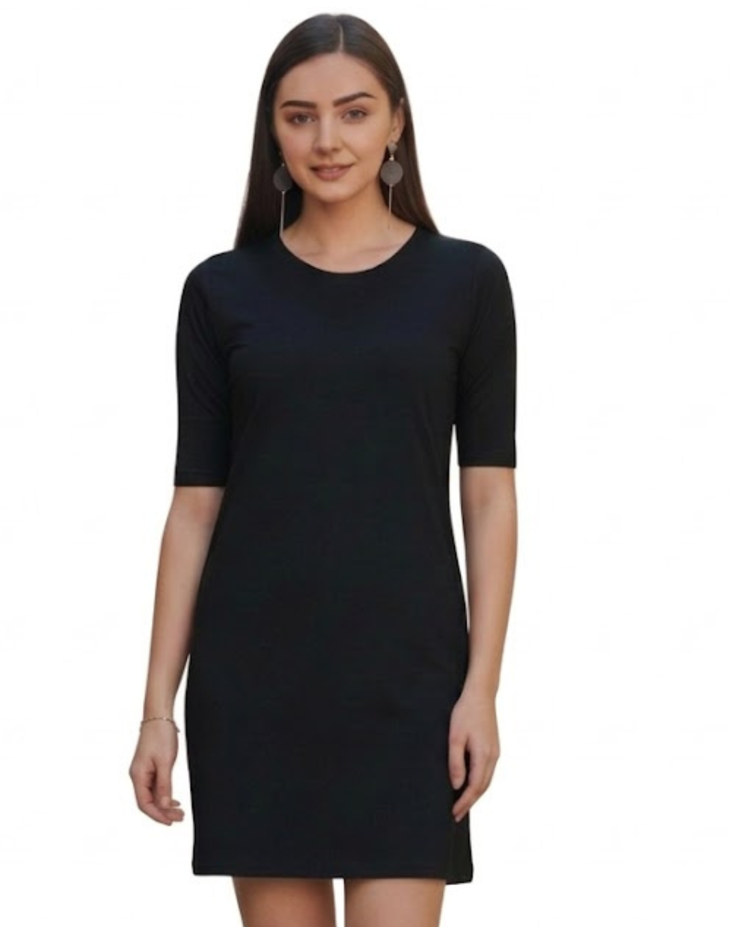 Women’s T-Shirt Dress | FC43 | Navy Blue | Plain