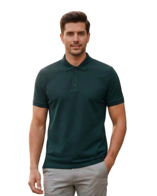 Men's Polo T-shirt | MP25 | Petrol Blue | Plain