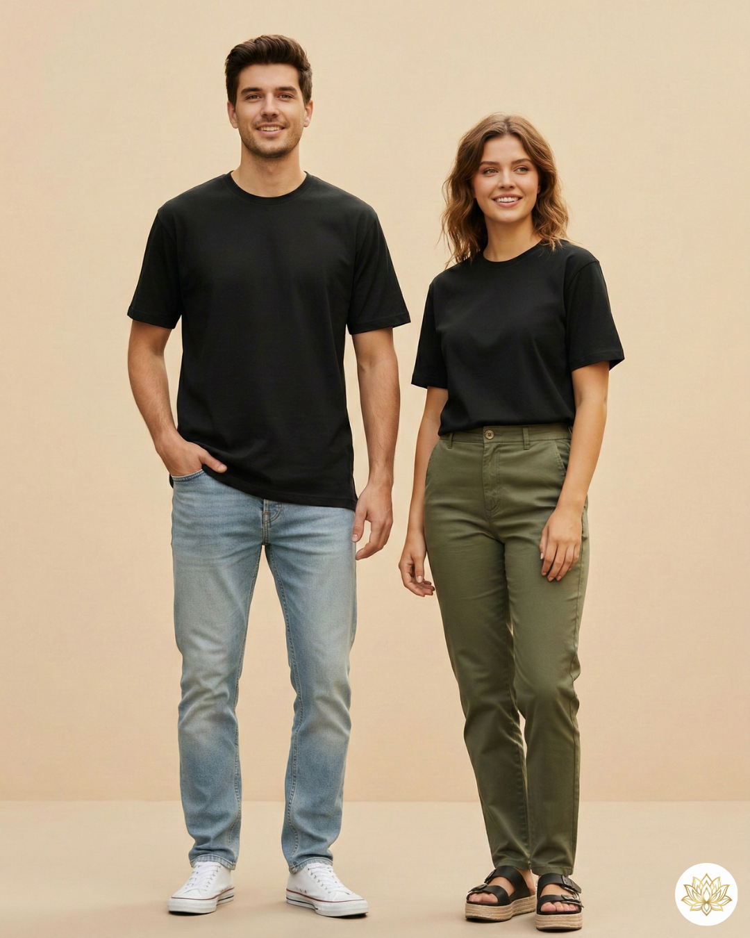 Unisex Basic T-Shirt | UB73  | Navy Blue| Plain