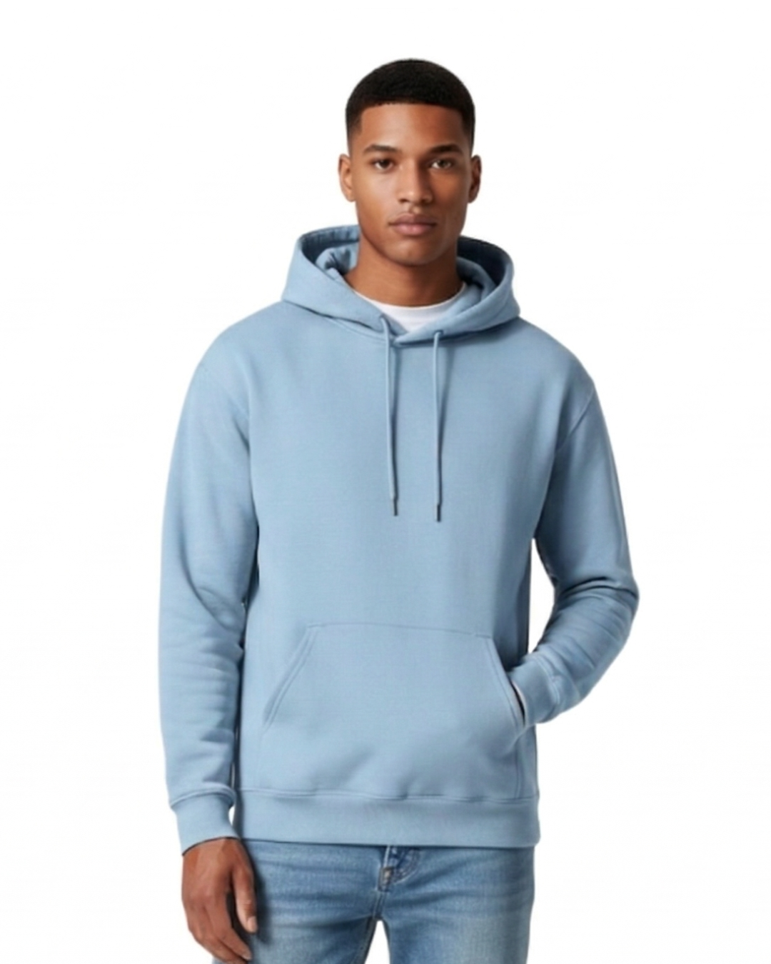Unisex Hoodie | UH24  | Baby Blue | Plain