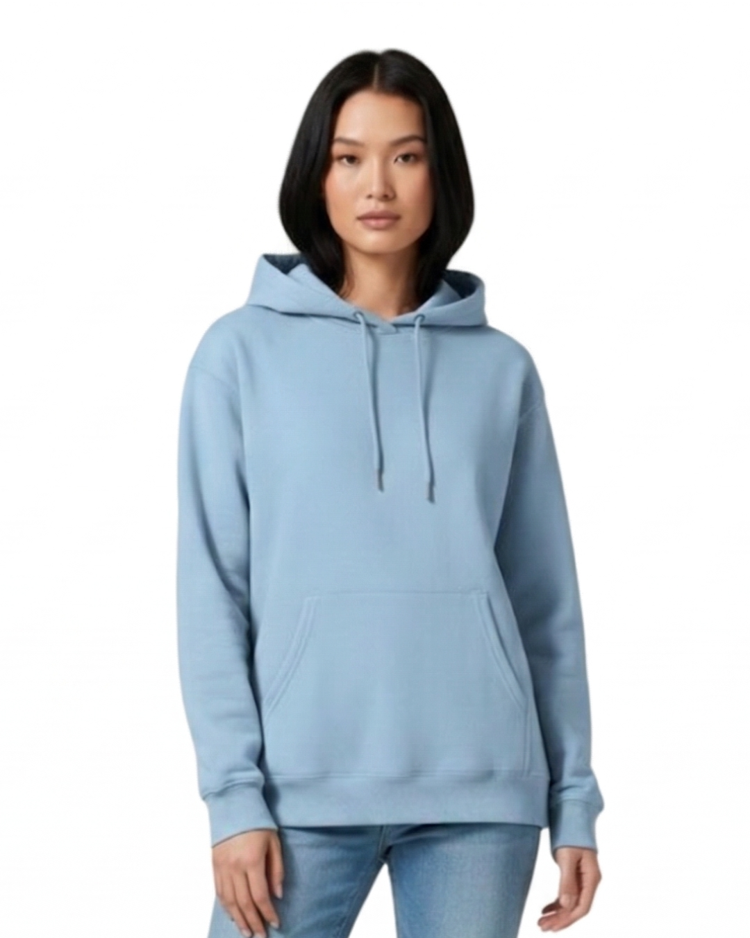 Unisex Hoodie | UH24  | Baby Blue | Plain