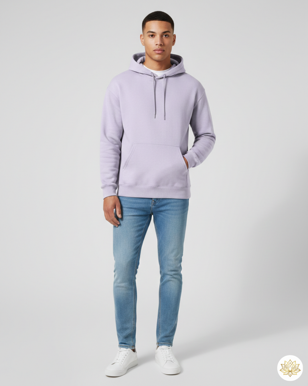 Unisex Hoodie | UH24  | Lavender | Plain