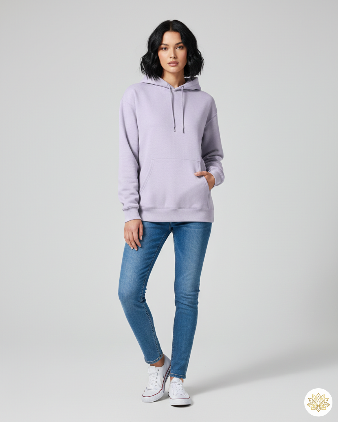 Unisex Hoodie | UH24  | Lavender | Plain