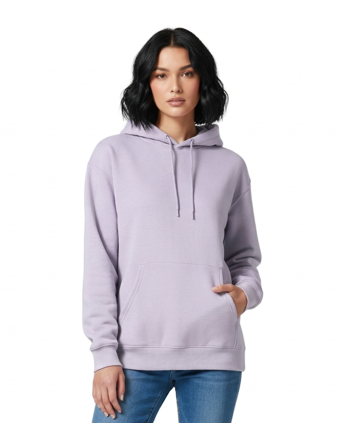 Unisex Hoodie | UH24  | Lavender | Plain