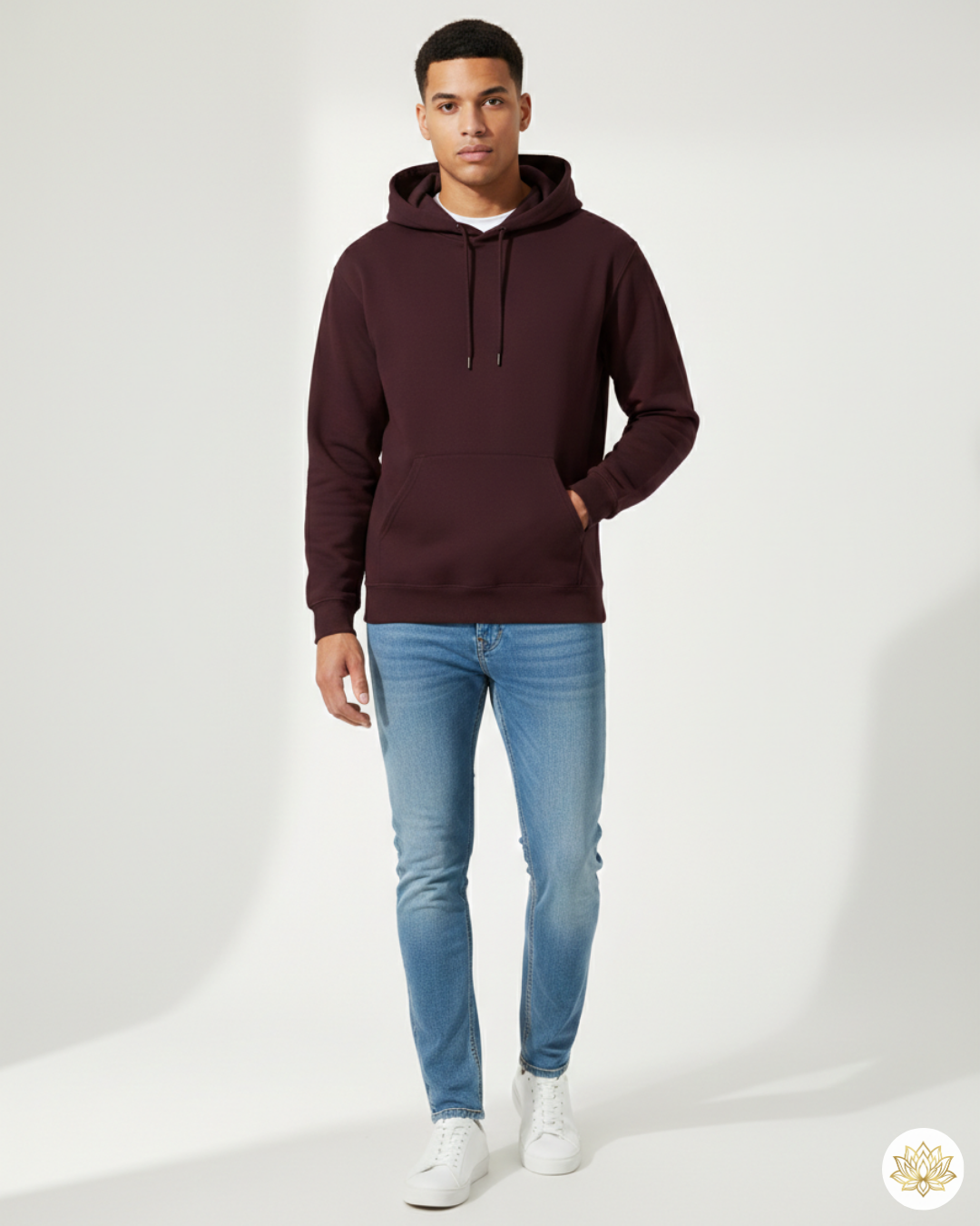 Unisex Hoodie | UH24  | Maroon | Plain