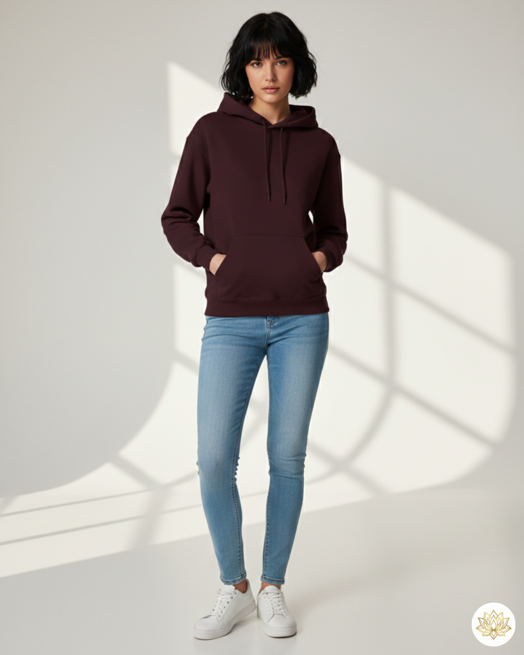 Unisex Hoodie | UH24  | Maroon | Plain