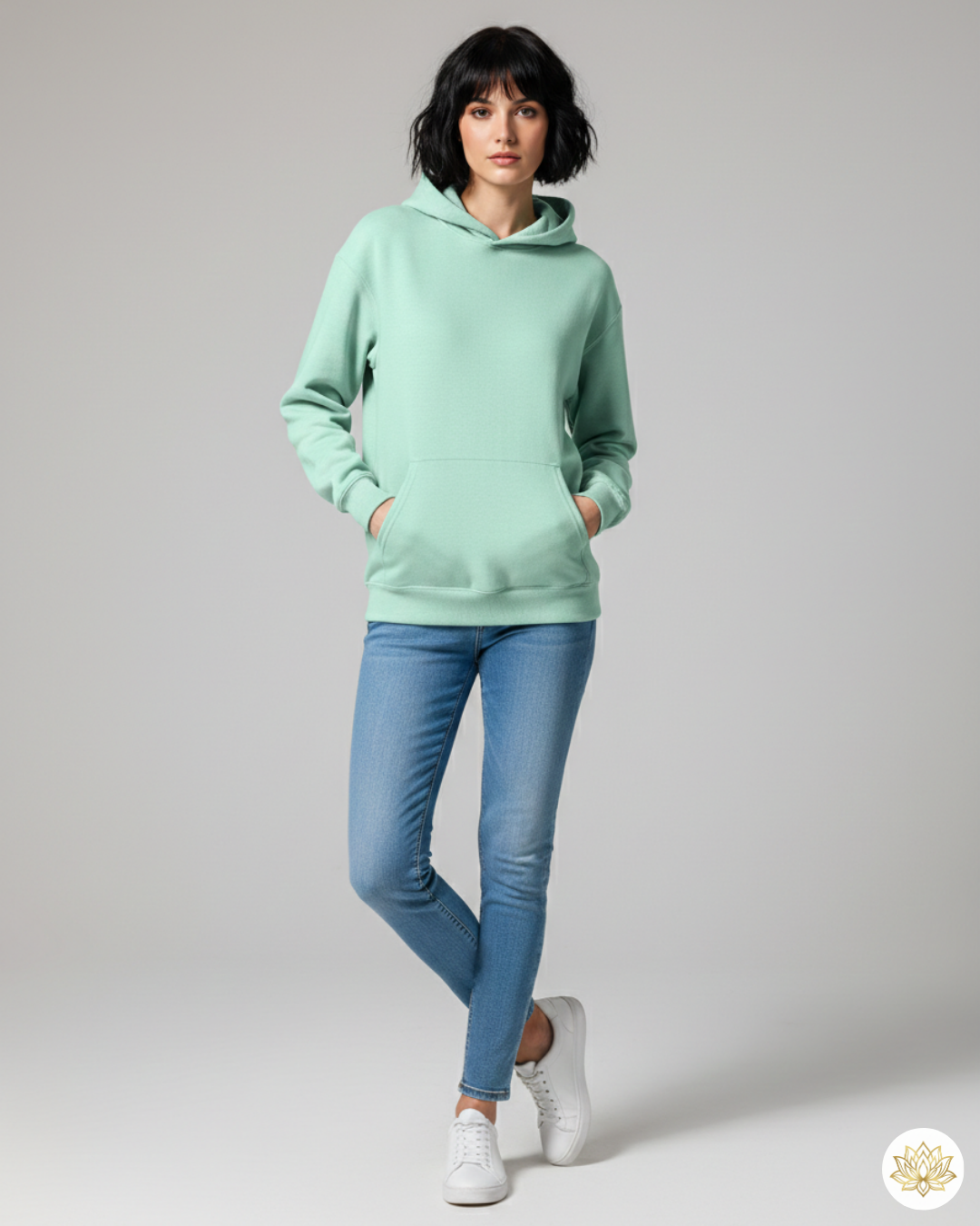 Unisex Hoodie | UH24  | Mint | Plain