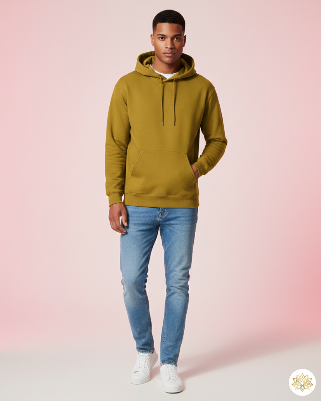 Unisex Hoodie | UH24  | Mustard Yellow | Plain