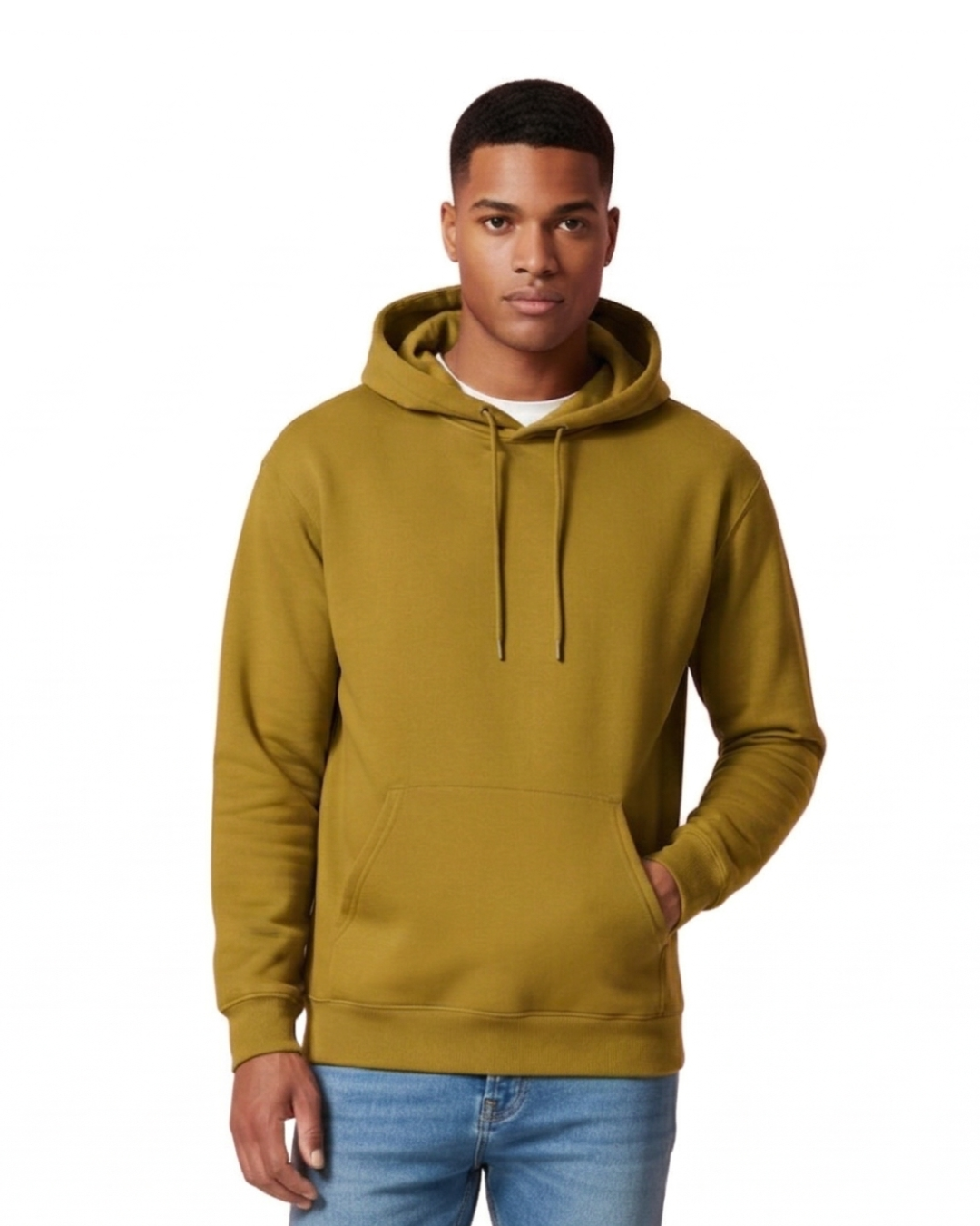 Unisex Hoodie | UH24  | Mustard Yellow | Plain