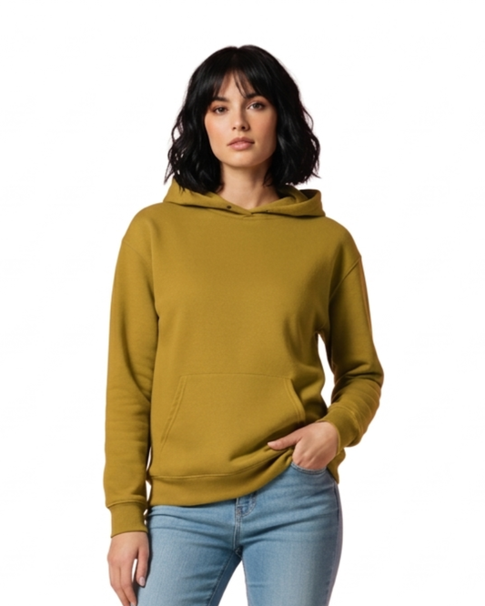 Unisex Hoodie | UH24  | Mustard Yellow | Plain