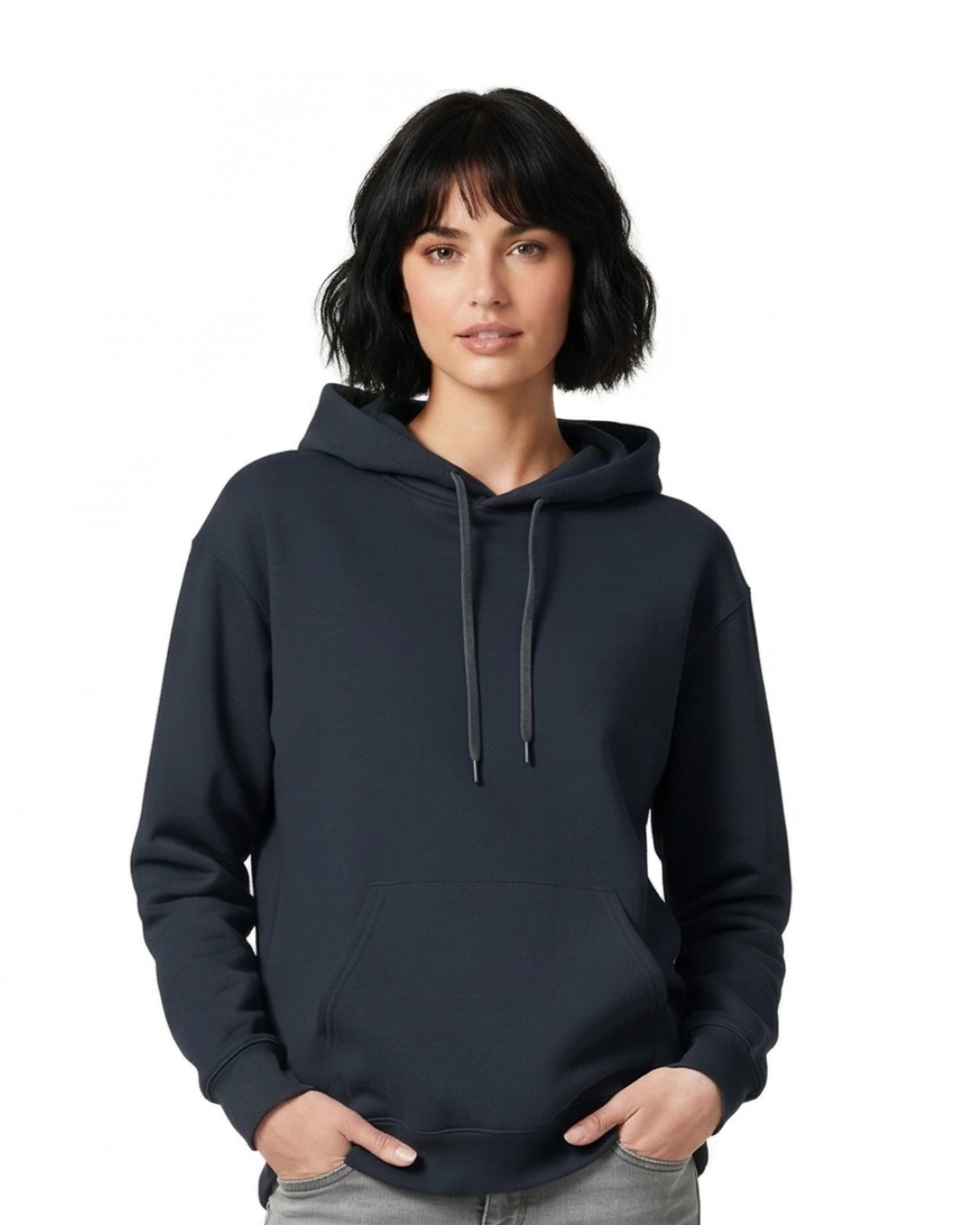 Unisex Hoodie | UH24  | Navy Blue | Plain