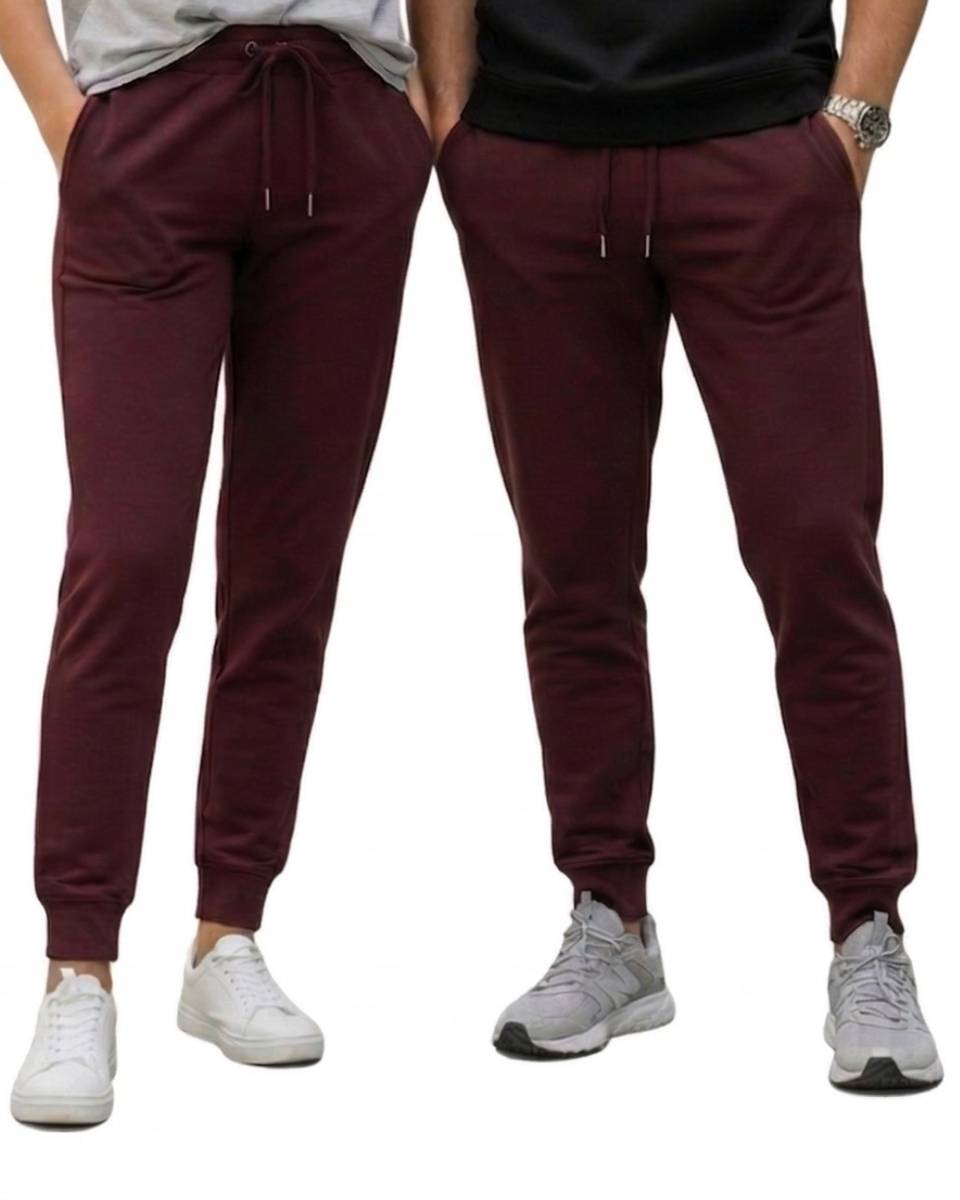 Unisex Joggers | UJ29 | Maroon | Plain