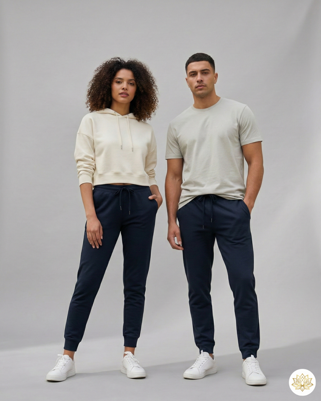Unisex Joggers | UJ29 | Navy Blue | Plain