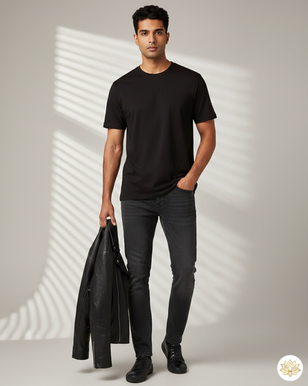 Unisex Male Classic Crew T-Shirt | UC21 | Coffee Brown | Plain