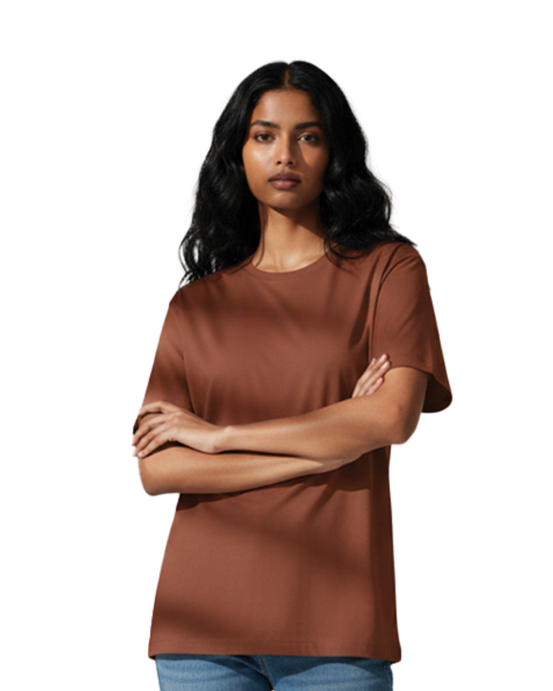 Unisex Male Classic Crew T-Shirt | UC21 | Copper | Plain