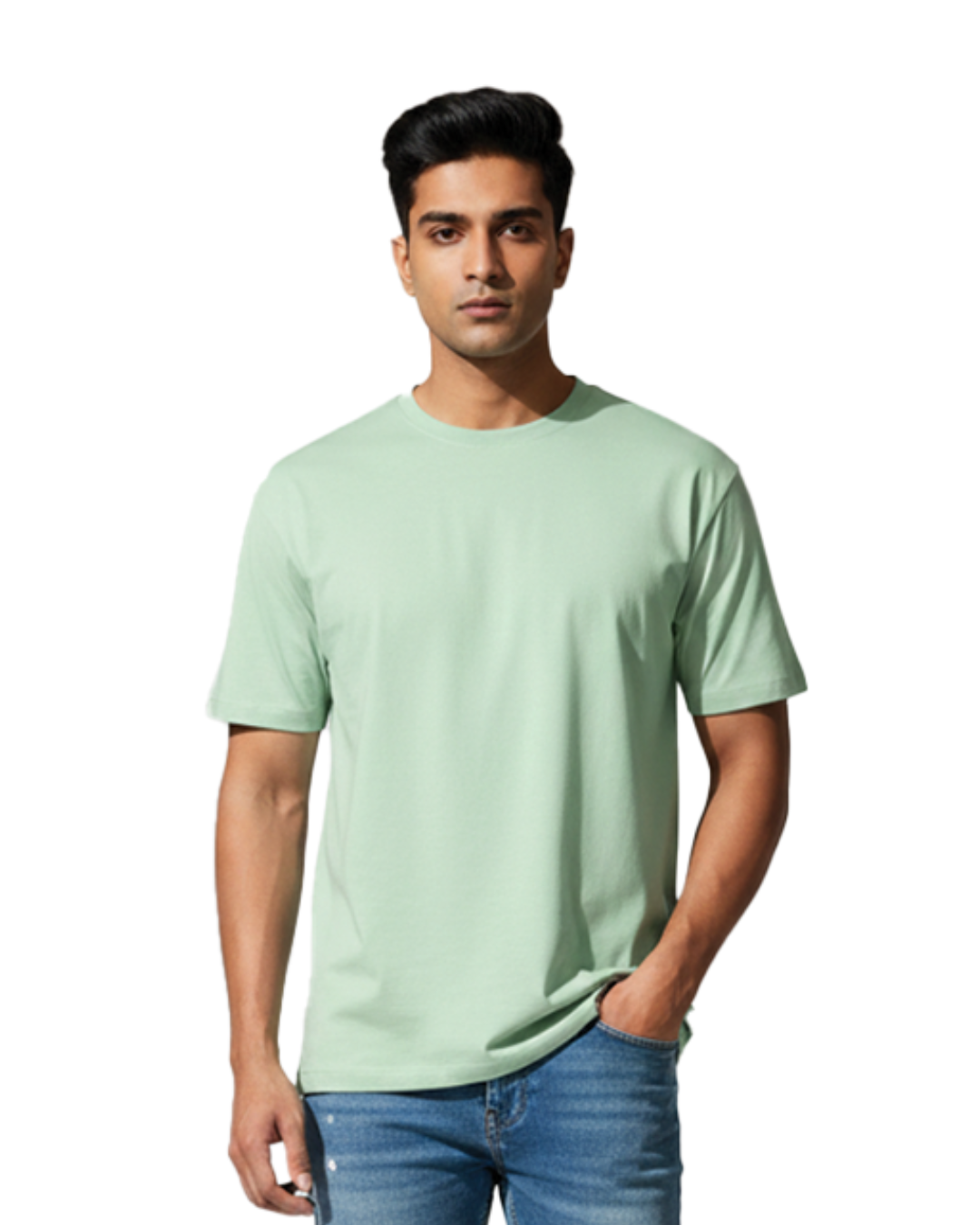 Unisex Male Classic Crew T-Shirt | UC21 | Jade | Plain