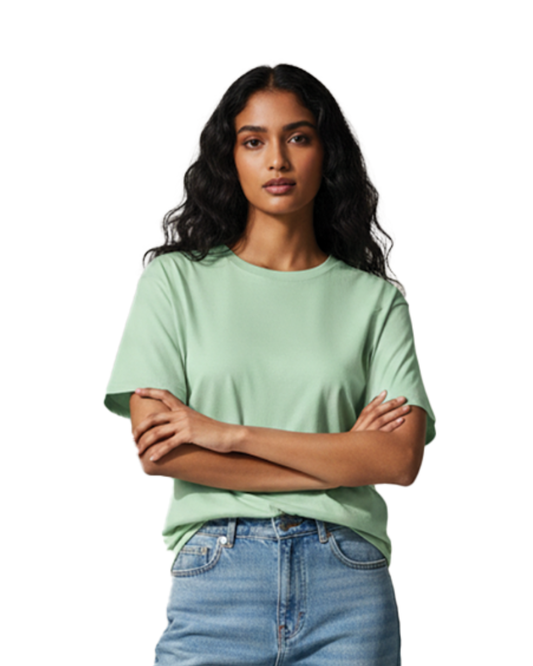 Unisex Male Classic Crew T-Shirt | UC21 | Jade | Plain