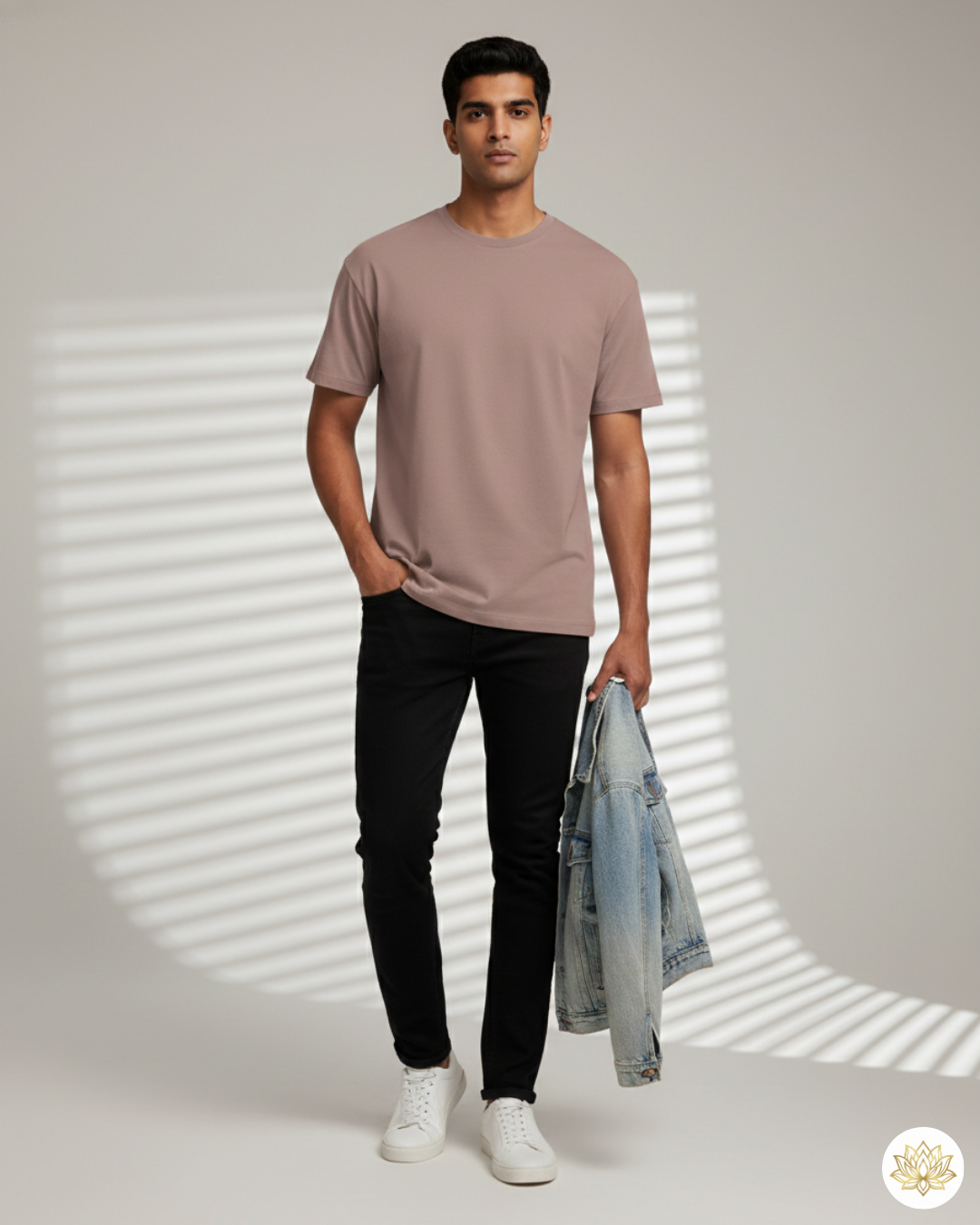 Unisex Male Classic Crew T-Shirt | UC21 | Mushroom | Plain