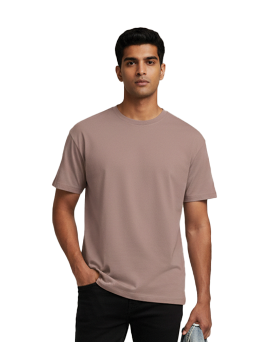 Unisex Male Classic Crew T-Shirt | UC21 | Mushroom | Plain