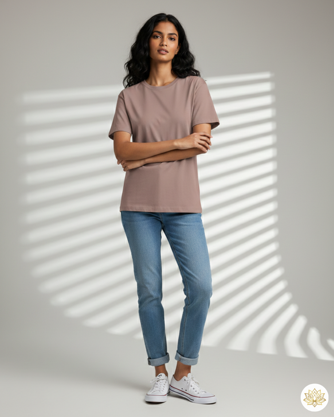 Unisex Male Classic Crew T-Shirt | UC21 | Mushroom | Plain