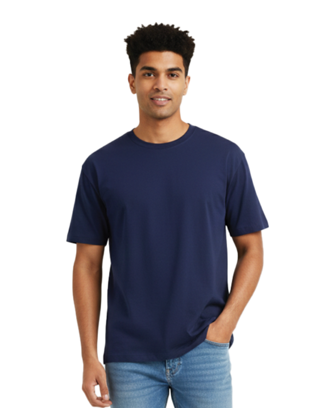 Unisex Male Classic Crew T-Shirt | UC21 | Royal Blue | Plain