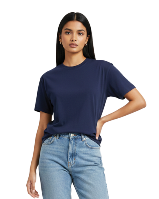 Unisex Male Classic Crew T-Shirt | UC21 | Royal Blue | Plain