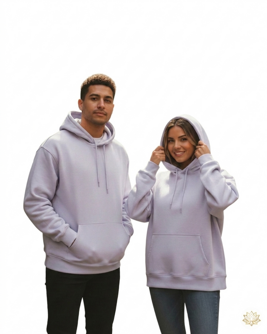 Unisex Oversized Hoodie | UH32 | Lavender | Plain