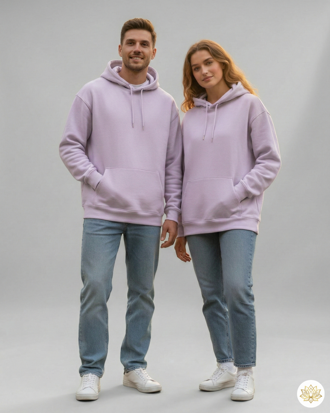 Unisex Oversized Hoodie | UH32 | Light Baby Pink | Plain