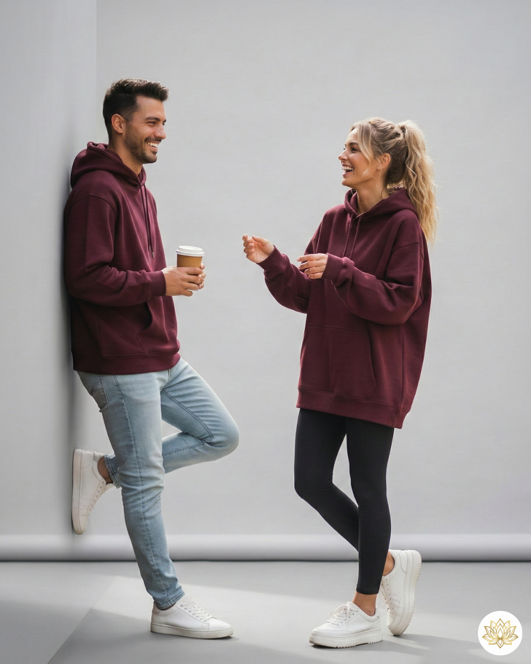 Unisex Oversized Hoodie | UH32 | Maroon | Plain