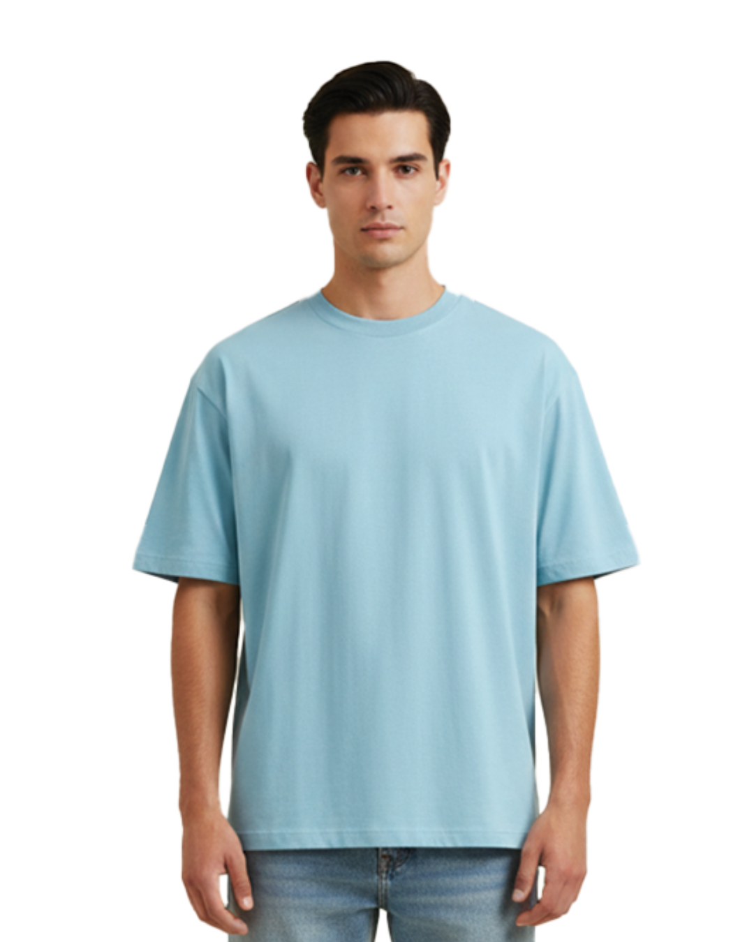 Unisex Oversized Classic T-Shirt | Baby Blue | Plain