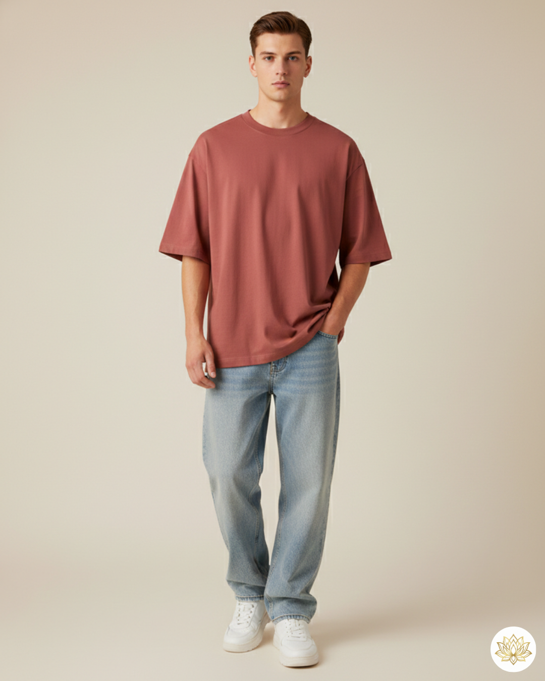 Unisex Oversized Classic T-Shirt | Coral | Plain