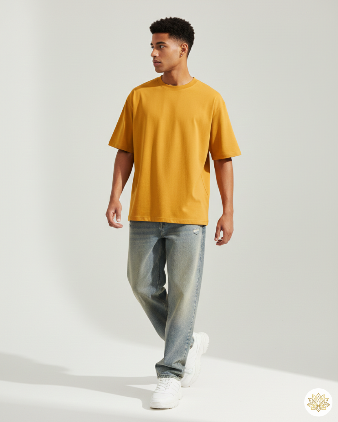 Unisex Oversized Classic T-Shirt | Golden Yellow | Plain