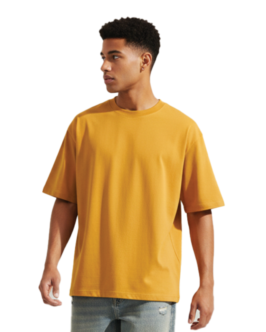 Unisex Oversized Classic T-Shirt | Golden Yellow | Plain