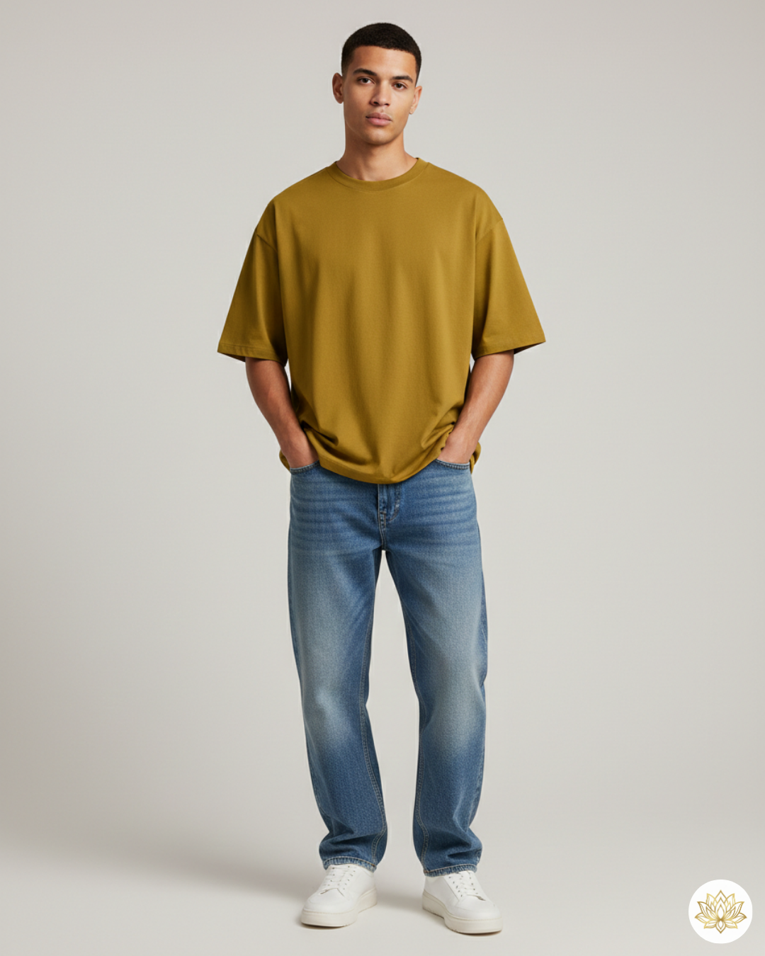 Unisex Oversized Classic T-Shirt | Mustard Yellow | Plain