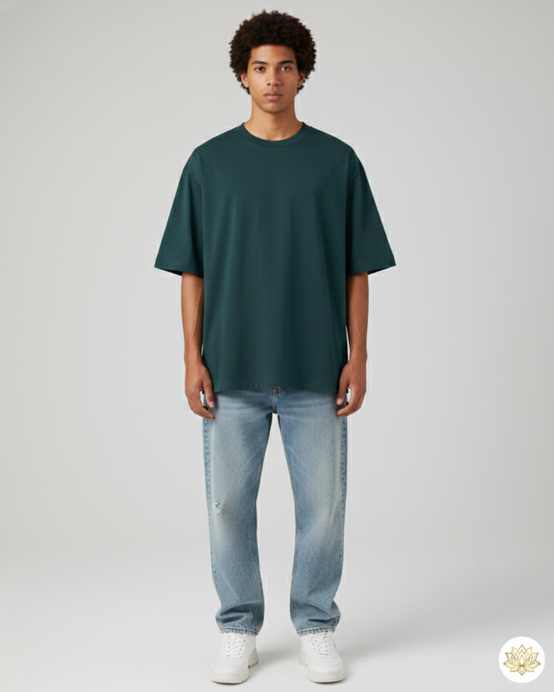 Unisex Oversized Classic T-Shirt | Petrol Blue | Plain