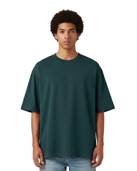 Unisex Oversized Classic T-Shirt | Petrol Blue | Plain