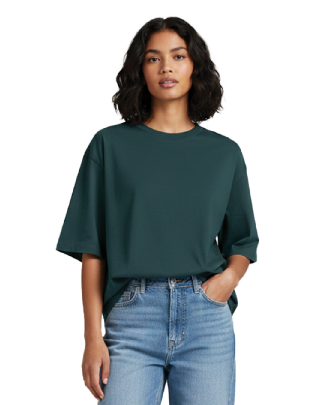 Unisex Oversized Classic T-Shirt | Petrol Blue | Plain