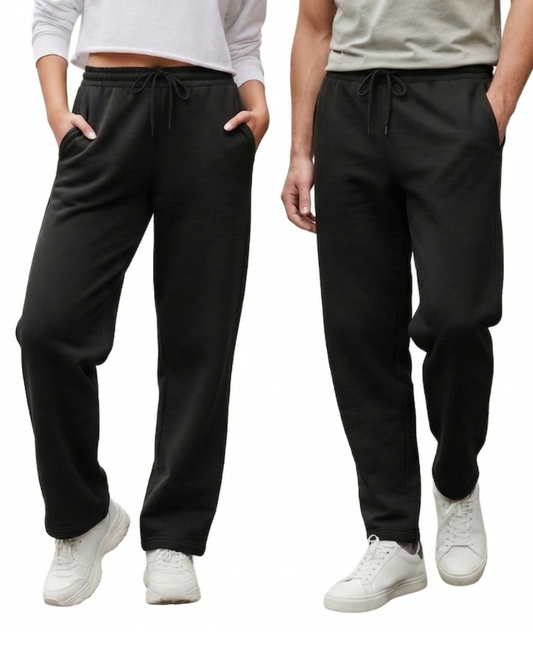 Unisex Sweatpants | US52 | Black | Plain