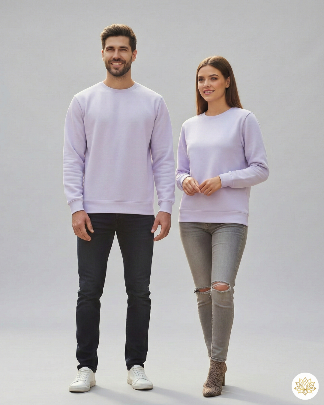 Unisex Sweatshirt | UH26 | Lavender | Plain