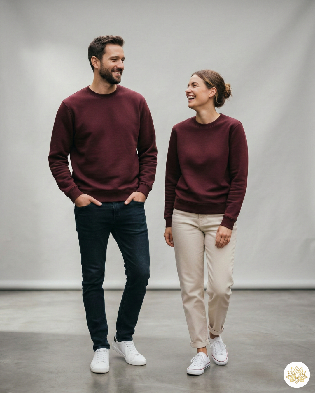 Unisex Sweatshirt | UH26 | Maroon | Plain
