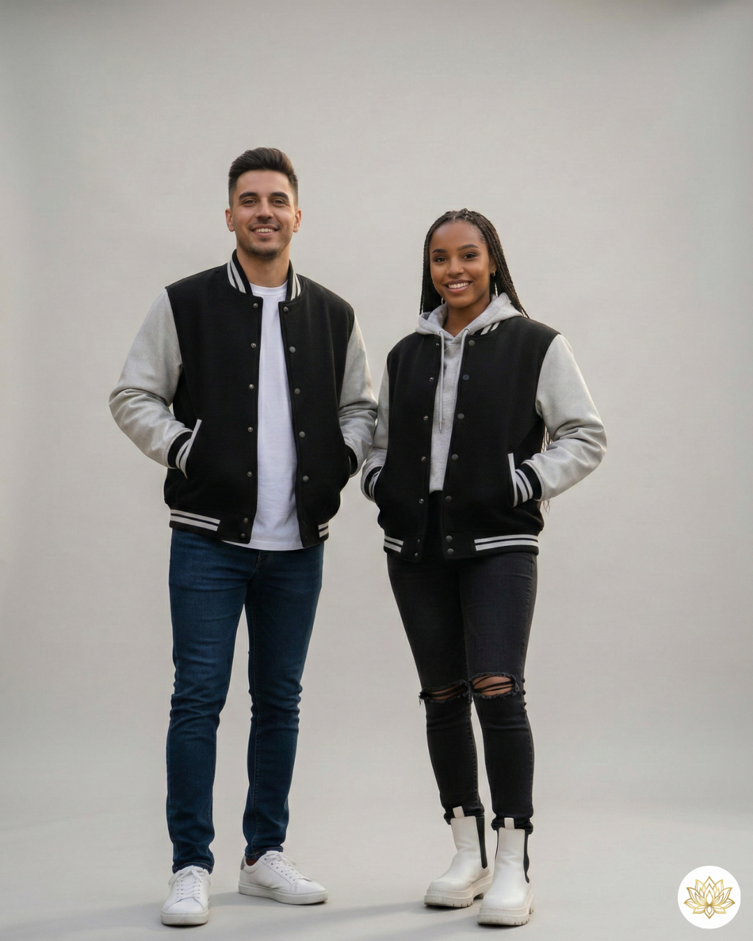 Unisex Varsity Jacket | UJ31 | Black | Plain