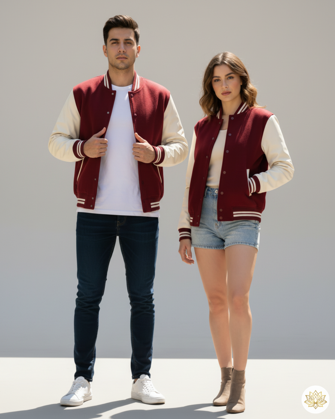 Unisex Varsity Jacket | UJ31 | Red | Plain
